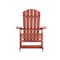 Flash Furniture Red Poly Resin Adirondack Style Rocking Chair JJ-C14705-RED-GG - alternate 4